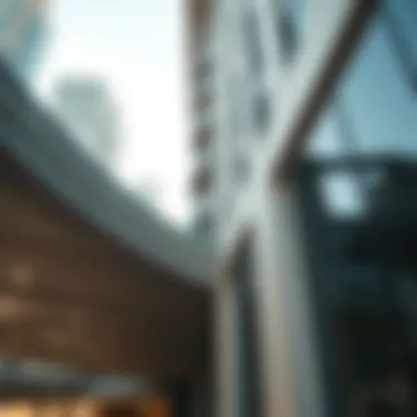 Architectural Details of 404 Bay Square Building 7 Close-up of the architectural details and materials used in 404 Bay Square Building 7