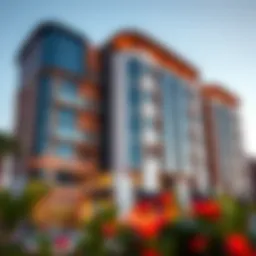 Stunning exterior view of 404 Bay Square Building 7 showcasing its unique architectural design