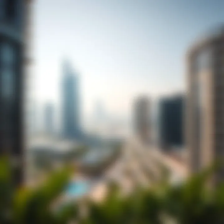 Panoramic View of Bay Square with 404 Building 7 A panoramic view of Bay Square highlighting the impact of 404 Building 7 on the skyline