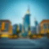 Modern Architectural Marvels of the UAE A skyline view of the UAE highlighting modern architecture