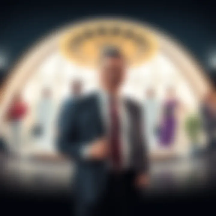 Stakeholders in the Dubai Real Estate Market Illustration of diverse stakeholders in the Dubai property market