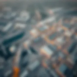 Aerial view of Dubai Industrial Park showcasing its vast expanse and layout