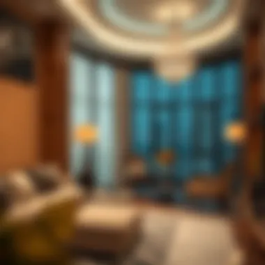 Exquisite Interior of a Luxury Apartment Luxurious interior design of a high-end apartment in Dubai