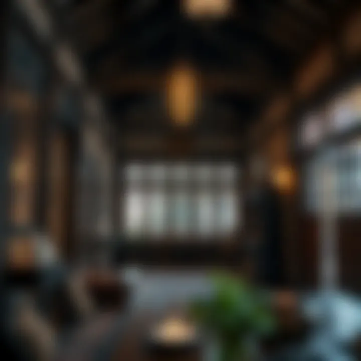 Interior of a traditional dwelling in a heritage village