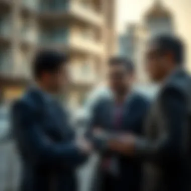 Investors Analyzing Property Opportunities in خوانيج لاست Investors analyzing property opportunities in خوانيج لاست
