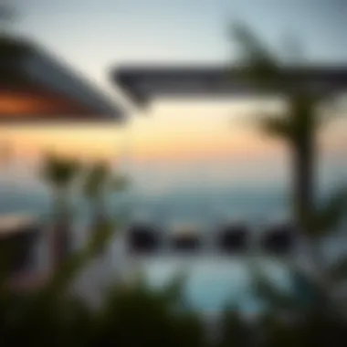 Breathtaking view from the terrace of The Mansion Dubai