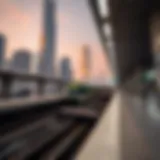 Dubai Metro: Gateway to Urban Exploration Stunning view of the Dubai Metro station