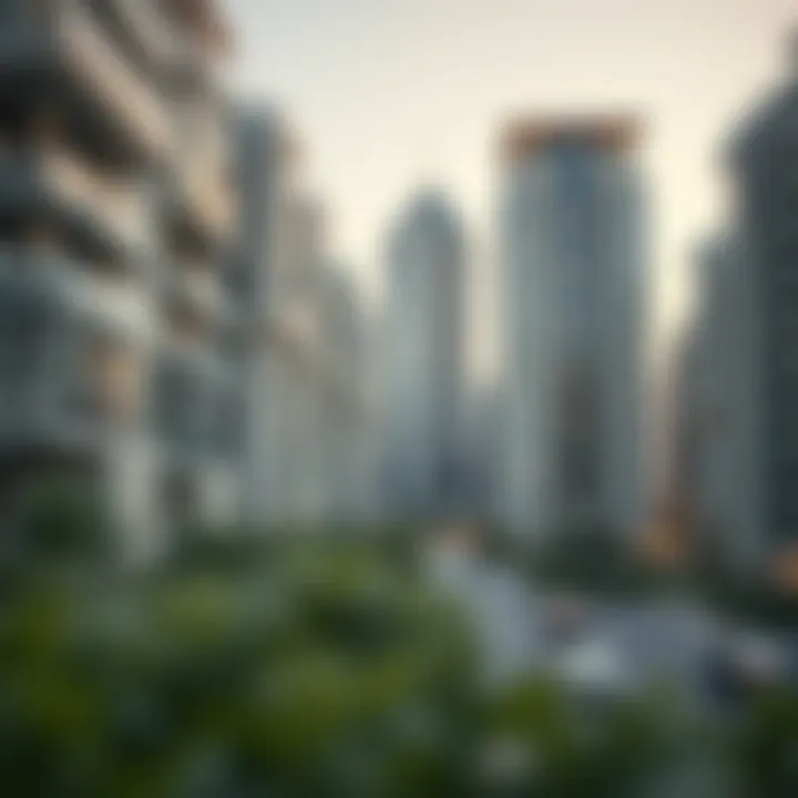 Residential Complexes in New Downtown Modern residential complexes in the heart of Dubai's New Downtown