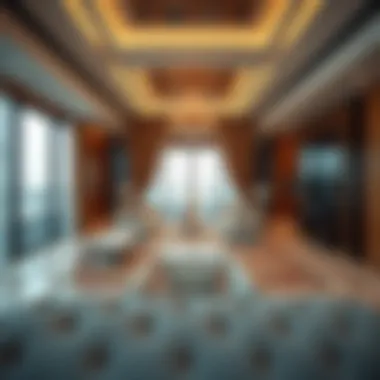 Luxurious Apartment Interior in the New Gargash Building Interior of a luxurious apartment within the New Gargash Building