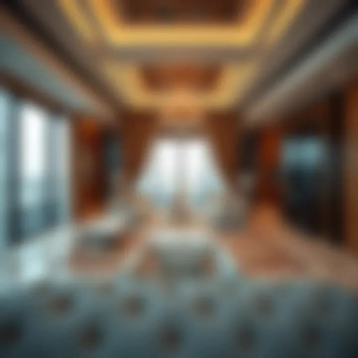 Luxurious Apartment Interior in the New Gargash Building Interior of a luxurious apartment within the New Gargash Building