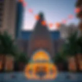 Architectural view of the Pineapple Building showcasing unique design elements