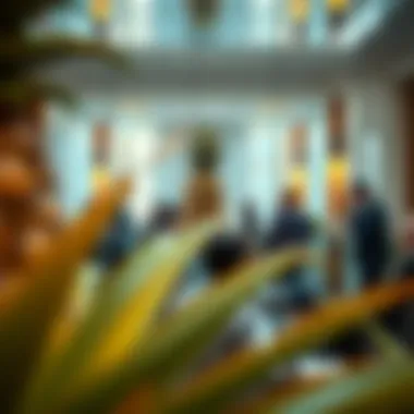 Community Engagement within the Pineapple Building Interior space of the Pineapple Building reflecting community engagement