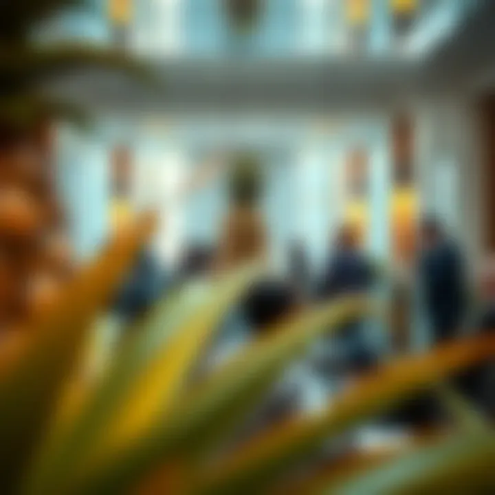 Community Engagement within the Pineapple Building Interior space of the Pineapple Building reflecting community engagement