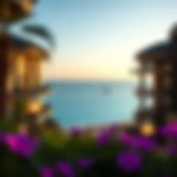 Stunning view of Dubai's coastline showcasing luxury properties