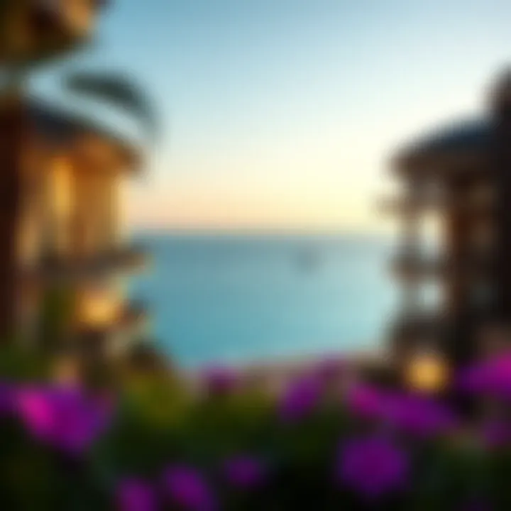 Luxury Coastal Properties in Dubai Stunning view of Dubai's coastline showcasing luxury properties