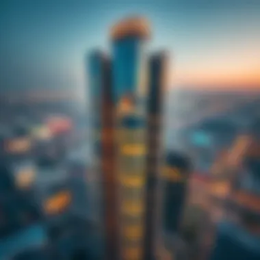 Aerial View of Park Central Tower Stunning aerial view of Park Central Tower highlighting its modern architectural features