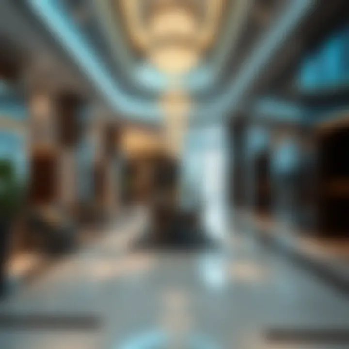 Luxurious Interior of Park Central Tower Interior of Park Central Tower showcasing luxurious amenities and modern design