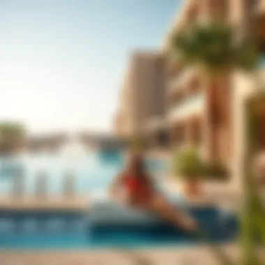 Luxury Amenities at Tilal Al Ghaf Luxury amenities in Tilal Al Ghaf highlighting the swimming pool and recreational areas