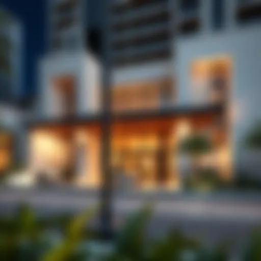 Luxurious Exterior of W Residence Dubai Luxurious exterior view of W Residence Dubai