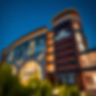 Exterior view showcasing the architectural design of Wafi Mall