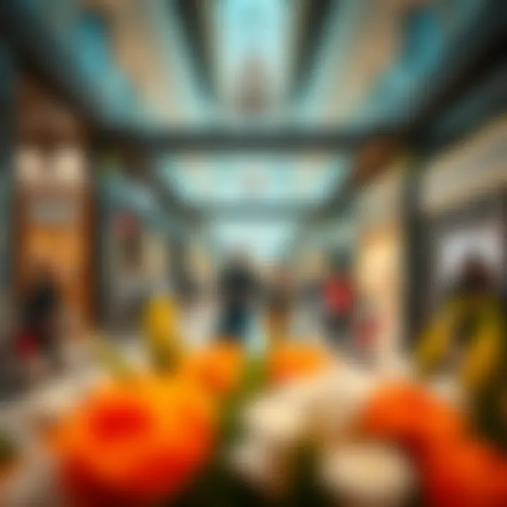 Shoppers enjoying their experience at Wafi Mall