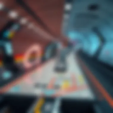 Expo 2020 Metro Station Layout Overview Map layout of Expo 2020 Metro Station highlighting key features