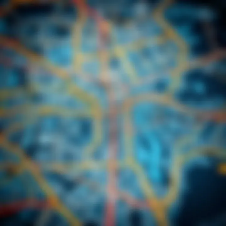 City map highlighting planned metro expansions