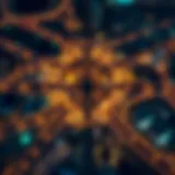 Garhoud Intersection Aerial Overview Aerial view of Garhoud Intersection showcasing its complex road network