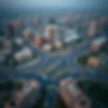 Urban Development Around Garhoud Urban landscape surrounding Garhoud Intersection highlighting real estate developments