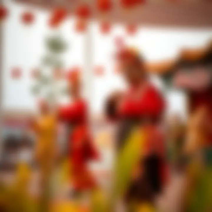 Cultural Performances at Global Village Cultural performances highlighting diverse traditions at Global Village.