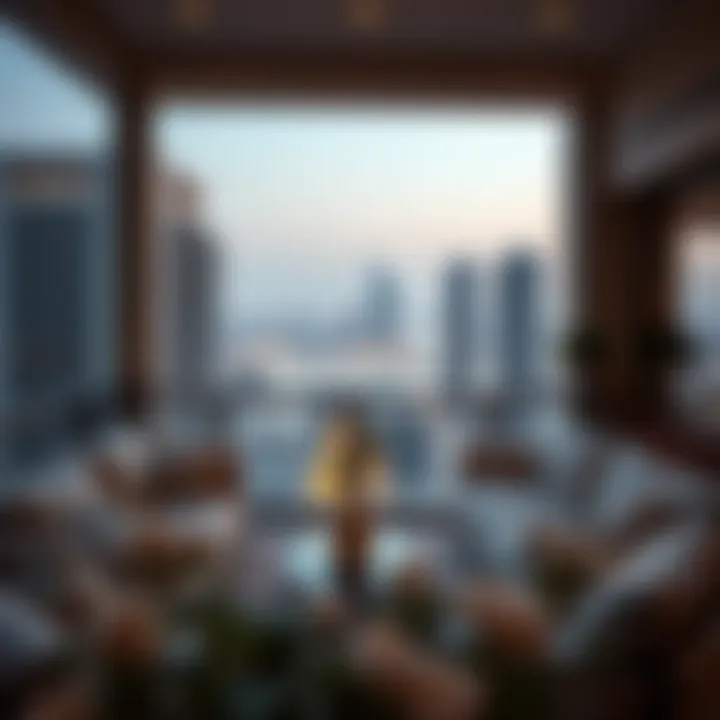 Breathtaking Views from the Balcony Panoramic view from a balcony of Grand Bellevue Hotel Apartment