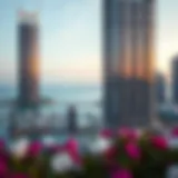 Breathtaking view of Horizon Tower Marina showcasing its architectural elegance