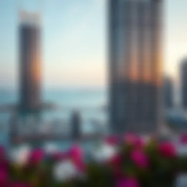 Architectural Elegance of Horizon Tower Marina Breathtaking view of Horizon Tower Marina showcasing its architectural elegance