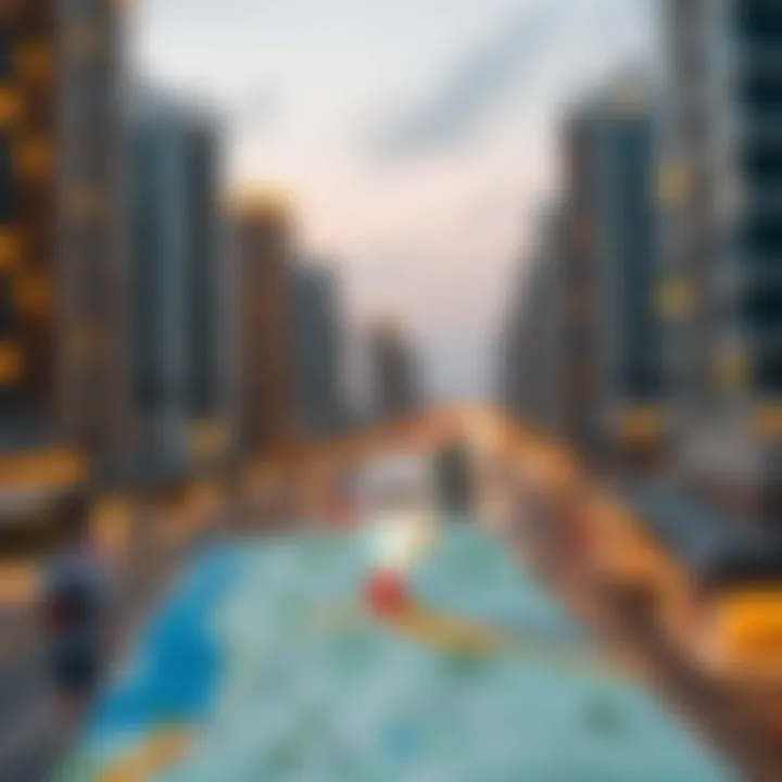 Investment Opportunities in Hessa Views and JVC Investment potential map highlighting Hessa Views and JVC