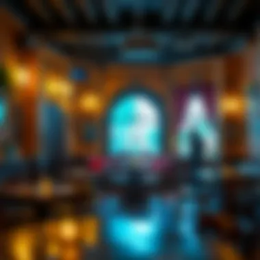 Interior of a traditional Irish pub in Al Garhoud reflecting cultural richness.