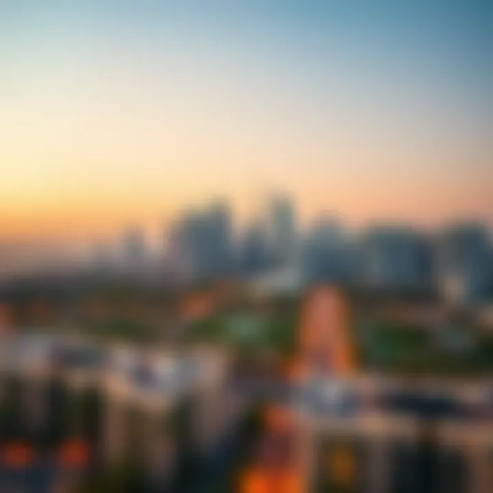 Stunning Khail Heights Skyline Aerial view showcasing the stunning skyline of Khail Heights