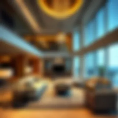 Luxurious Living Spaces Luxurious living spaces at Lagoon Stop Mina Al Arab highlighting modern interiors