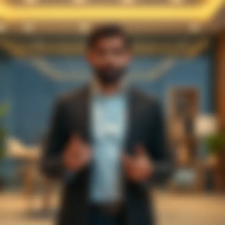 Property Presentation by Real Estate Agent A real estate agent presenting property options to potential buyers