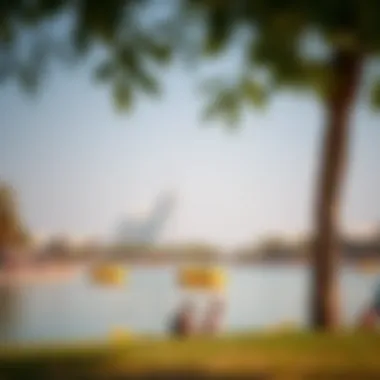 Recreational Activities at Love Lake Visitors enjoying recreational activities at Love Lake.