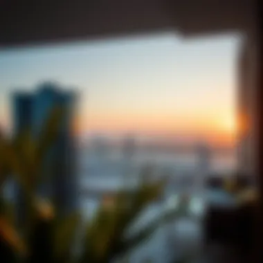 Stunning Views from Marriott Executive Apartments Breathtaking view from the apartment balcony