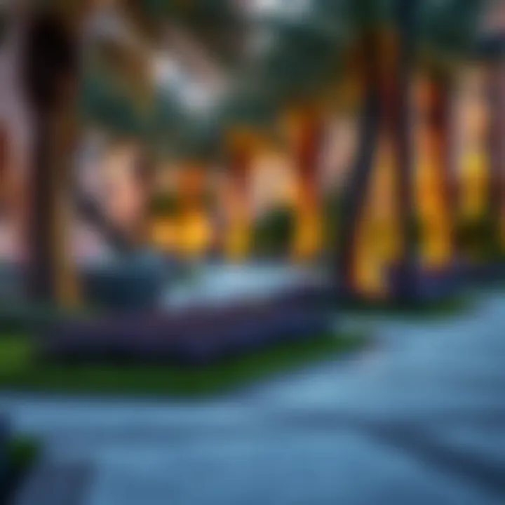 Landscaped Community Area A landscaped area around Marwa Heights enhancing community living