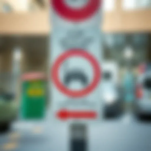 Illustration of Mawaqif parking signage