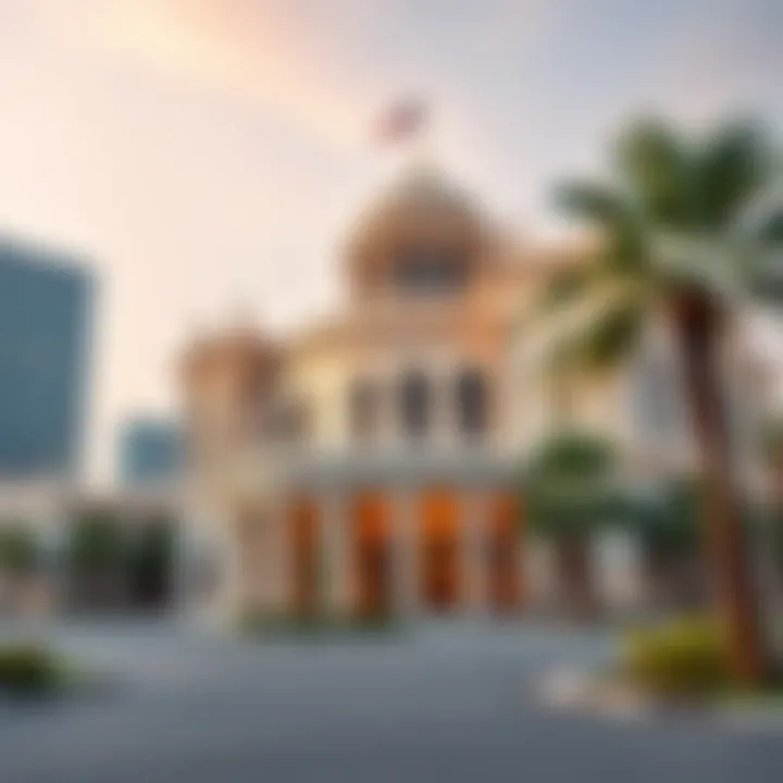 Hub of Governance in Dubai Municipal building representing governance and public services