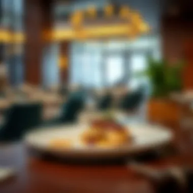 Gourmet Delights Awaiting You A beautifully plated gourmet dish served at one of the high-end restaurants