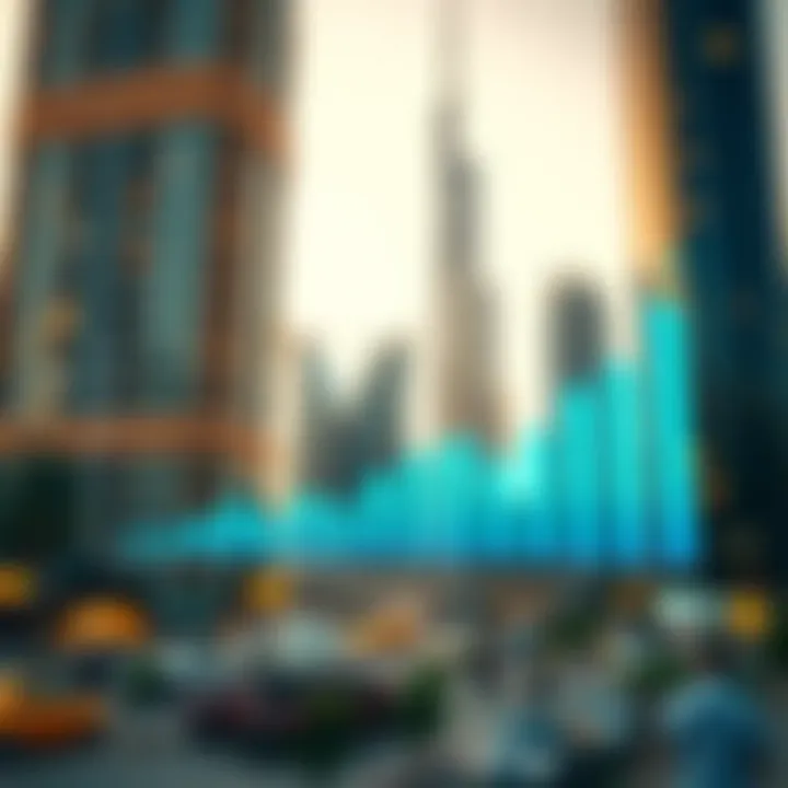 Real Estate Market Trends in Dubai Real estate market trends graph illustrating growth and investment potential