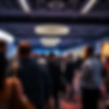 Global Investors Networking at the Event A networking session at a conference, highlighting interaction among global investors.