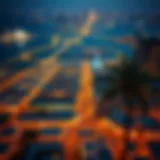 Geographical overview of International City in Dubai