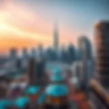 Stunning skyline view of Dubai showcasing modern architecture