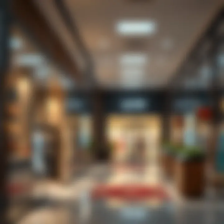 Retail Space for Rent Interior view of a modern retail shop available for rent