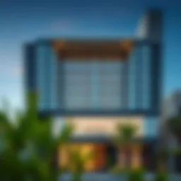 Stunning facade of Olivia Residences showcasing modern architecture